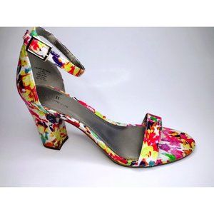 NEW W By Worthington Bright Colorful Ankle Strap Sandal Shoes